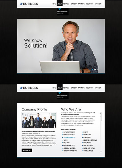 Business Company HTML5 template ID:300111473