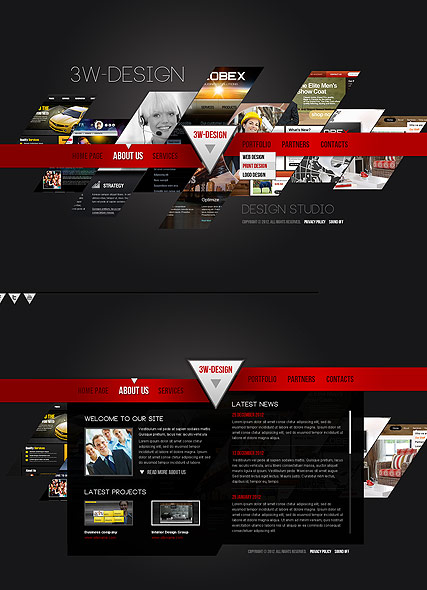 Design Studio HTML5 template ID:300111474