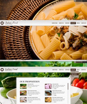 Restaurant HTML5 template ID: 300111463