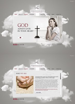 Christian Church HTML5 template ID: 300111487