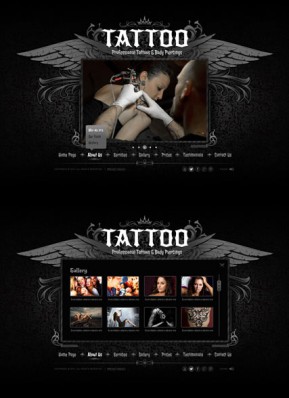 Tattoo HTML5 template ID: 300111630