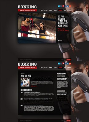 Boxing HTML5 template ID: 300111637