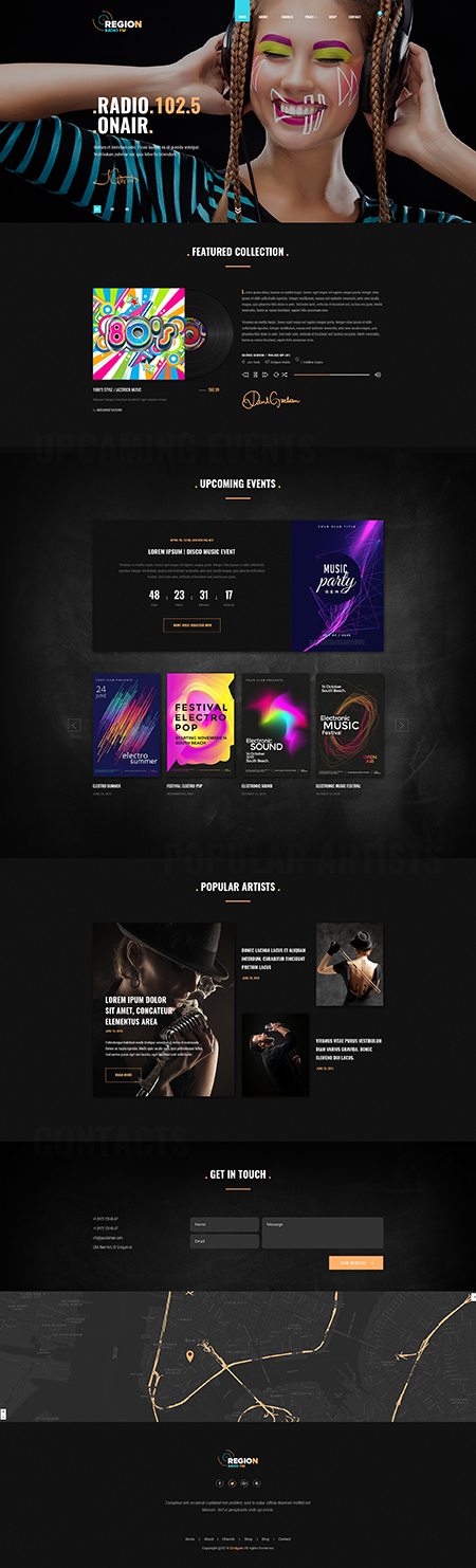 Region Radio Woo-commerce Wordpress template ID: 300111948